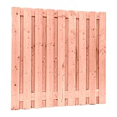 Douglas geschaafd plankenscherm 19-planks 16 mm, 180x180 cm, onbehandeld
