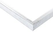 Aluminium daktrimset recht t.b.v. plat dak, maximale dakmaat 905x450 cm