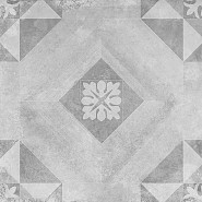 Keramische tuintegel GeoCeramica® 60x60x4 cm Symbol Block Smoke