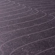 Keramische tegel TD Decor ø120 cm x 2 cm - Model A - Wave