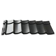 Dakpanplaten t.b.v. Douglasvision kapschuur Comfort 600x320 cm, (23 m²), zwart