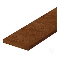 Azobé gezaagd 10x100mm bc  - lengte: 300 cm