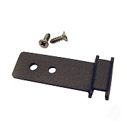 Tie-clip (tbv Modular/M&M tuinscherm) verpakt per setje (compleet) [antraciet gepoedercoat] bc