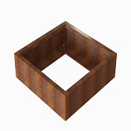 Bloembak Module+ 90x90x28 cm Corten
