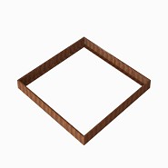 Bloembak Module+ 360x360x28 cm Corten