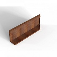 Module+ keerwand hoek uitwendig - links