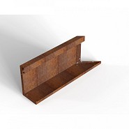 Module+ keerwand hoek inwendig - links
