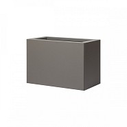 Bloembak vlak taupe 30x60x40 cm