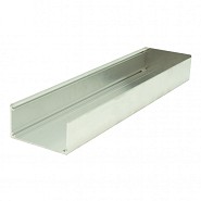 Pext Gootset Bakgoot - 4980 mm - blank aluminium