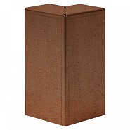 Hoekstuk voor U-profiel ongelijkzijdig 6cm 10x10 cm corten