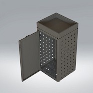 Kliko ombouw 120 Liter taupe met tuinbak