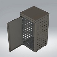 Kliko ombouw 120 Liter taupe met vaste deksel
