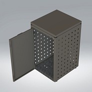 Kliko ombouw 240 Liter taupe met vaste deksel
