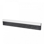 Uprofiel gelijkzijdig opsluitband 5cm 300x5,1x5,1x5,4 cm Wit
