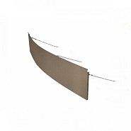 Borderpaneel flex 220x28 cm Supra Bruin