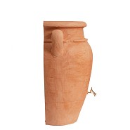 ANTIQUE muur amph. 260 liter terra l.88 x b.54 x h.120 cm M
