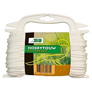 Hobbytouw wit 3 mm x 20 mtr