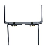 Beugels bloembak type H antraciet 2st