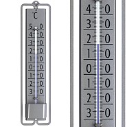 Thermometer buiten metaal/zilver
