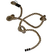 Klimtouw met knopen 2 meter 18 mm 218 cm