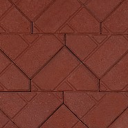 Bisschopsmuts 8cm rood