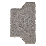 H-verbandsteen 8cm half grijs