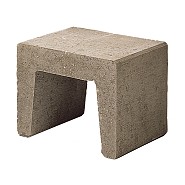 U-element 40x50x40 cm grijs