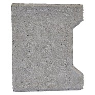 H-verbandsteen 8cm begin steen grijs