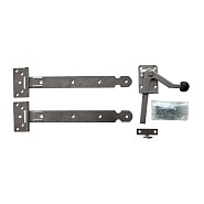 Set: tuinheksluiting RVS