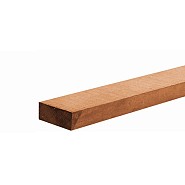 Azobe ruwe balk 5x10 cm