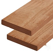 Kapur decking 28x190x3050 mm glad/V-groef 4R