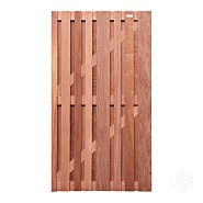 Hardhout FSC tuindeur 