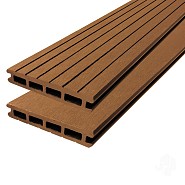 WPC-bruin FSC decking clip 21x145x5000mm groef/glad 2st/set bc