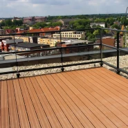WPC-bruin FSC decking clip 21x145x3600mm semi-ribbel/glad 2 stuks bc