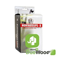 RVS clips [zwart] 100 stuks (tbv decking DuoW.PRO) incl. schroeven+boor+bitje bc