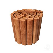 Hardhout FSC rolborder 200x1800mm bc