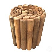 Grenen FSC rolborder 300x2500mm [bruin geimpregneerd] bc