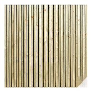 Elephant schutting Stripes Black verd. Vuren FSC 45x1790x1790mm met smalle delen / zwarte folie