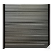 Elephant schutting Dark Line aluminium Rhombus 24L 1800x1800mm horizontaal antraciet