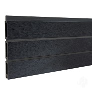 Elephant lamel triple Rhombus houtcomposiet FSC 20x141x1800mm (6 stuks) antraciet