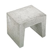 U-element grijs 40x40x50 cm