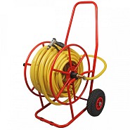 Ag 318 - professionele haspel 60m - 3/4 inch of 110m - 1/2 inch of 100m 5/8 inch met buisframe