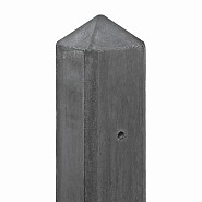 Berton©-paal antraciet diamantkop 10x10x180 cm