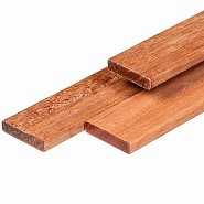 Hardhout timmerhout kunstmatig gedroogd 1,6x7x180 cm geschaafd 4rh