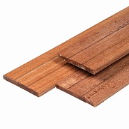Hardhouten tuinplank kunstmatig gedroogd 1,4x14x180 cm glad 2xV