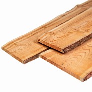 Schaaldelen Lariks +/- 2,5x25-30x300 cm onbehandeld