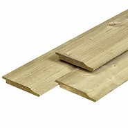 NE vuren rabatdelen halfhouts 1,9x14,5x240 cm geschaafd geïmpregneerd