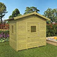 Speelhuisje Pippi (6,5 m² dakleer)