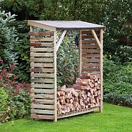 Berging geïmpregneerd Voor openhaard hout 180x50x180cm