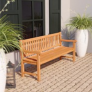 Teak tuinbank Bretagne 120 cm